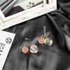 Fashion Geometric Round Drop Earrings Temperament Simple Star Tassel Pendant Earrings Female Gifts Jewelry