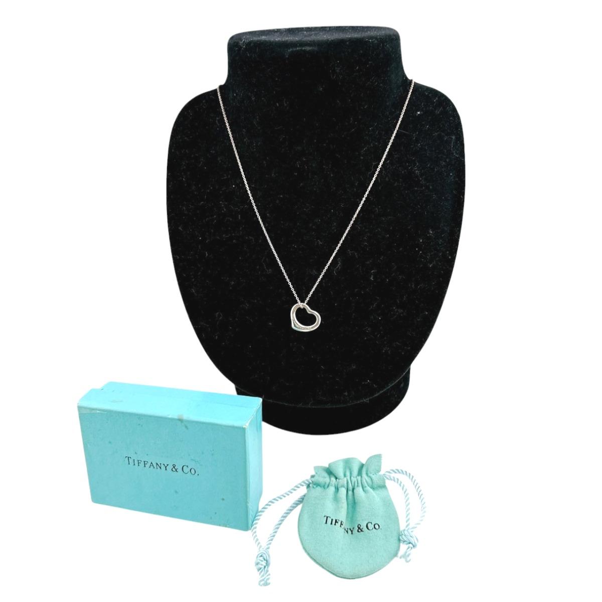 

TIFFANY&Co. heart With Box Silver925 Necklace Silver925 Silver Used