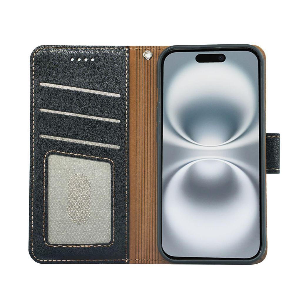Lychee Pattern Anti-Theft Card Holder & Photo Frame Honor 600 Lite Leather Phone Case