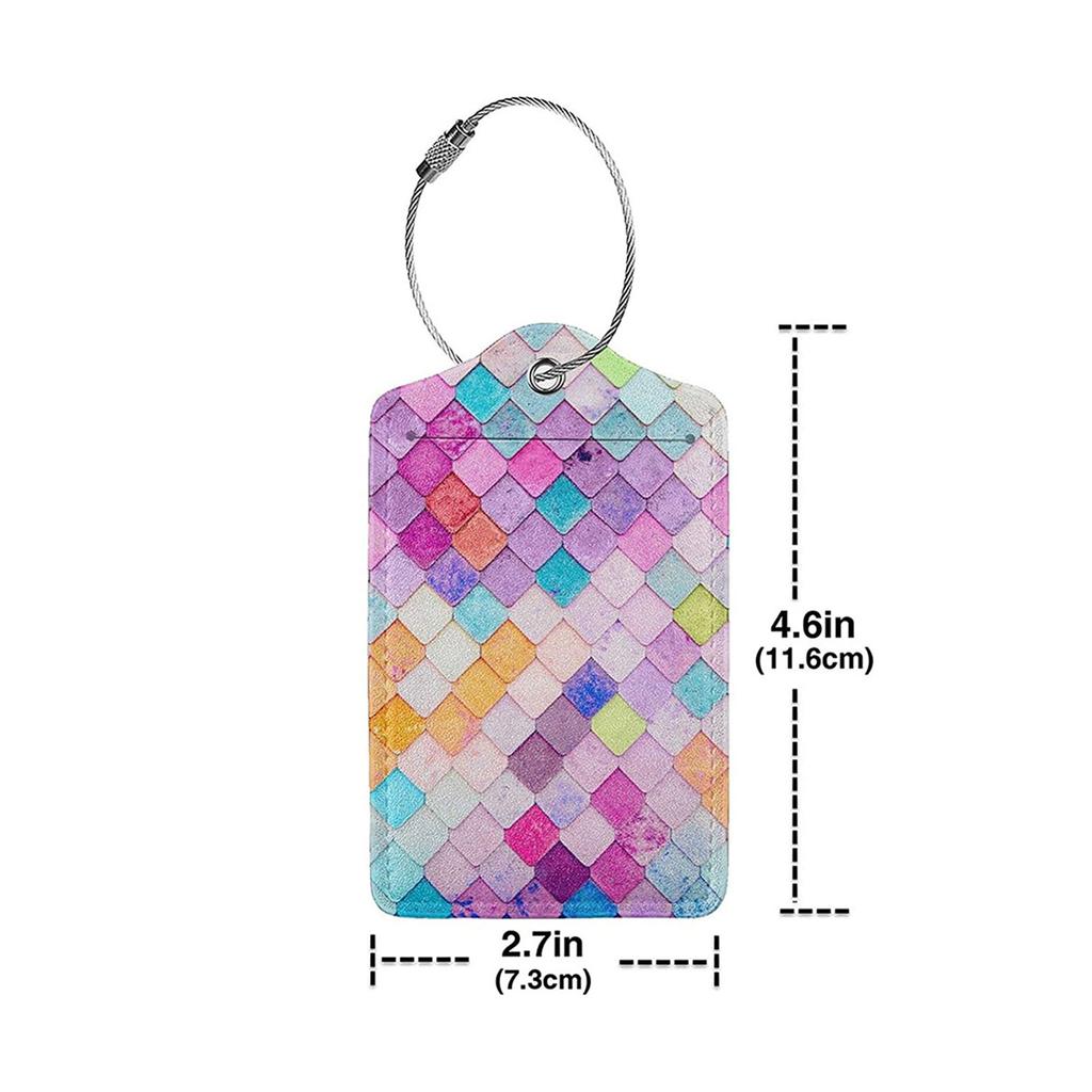 Stylish Luggage Tags TravelSuitcase Labels Honeymoon Wedding Bridal Gift for Women Men