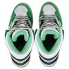 Basket Leather High Top Stylish Skateboarding Shoes Men's Green 661301 2SH90 3760