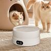 Heated Water Bowl for Dogs 4 Temperature Settings Automatic Pet Drinking Plate Thermal Heated Water Bowl for Chickens Ducks