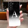Phone Case For Infinix Hot 70 Jelly Clear TPU Anti-scratch Soft Casing Fashion A to Z Lucky Letter Flower Pattern Couple Shell
