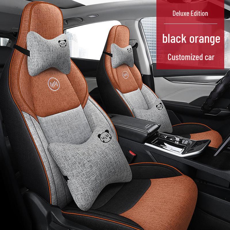 JYZ Weltmeister EX5 Linen Car Seat Cover Cushion - Fashionable, Sporty, All-Season Design.