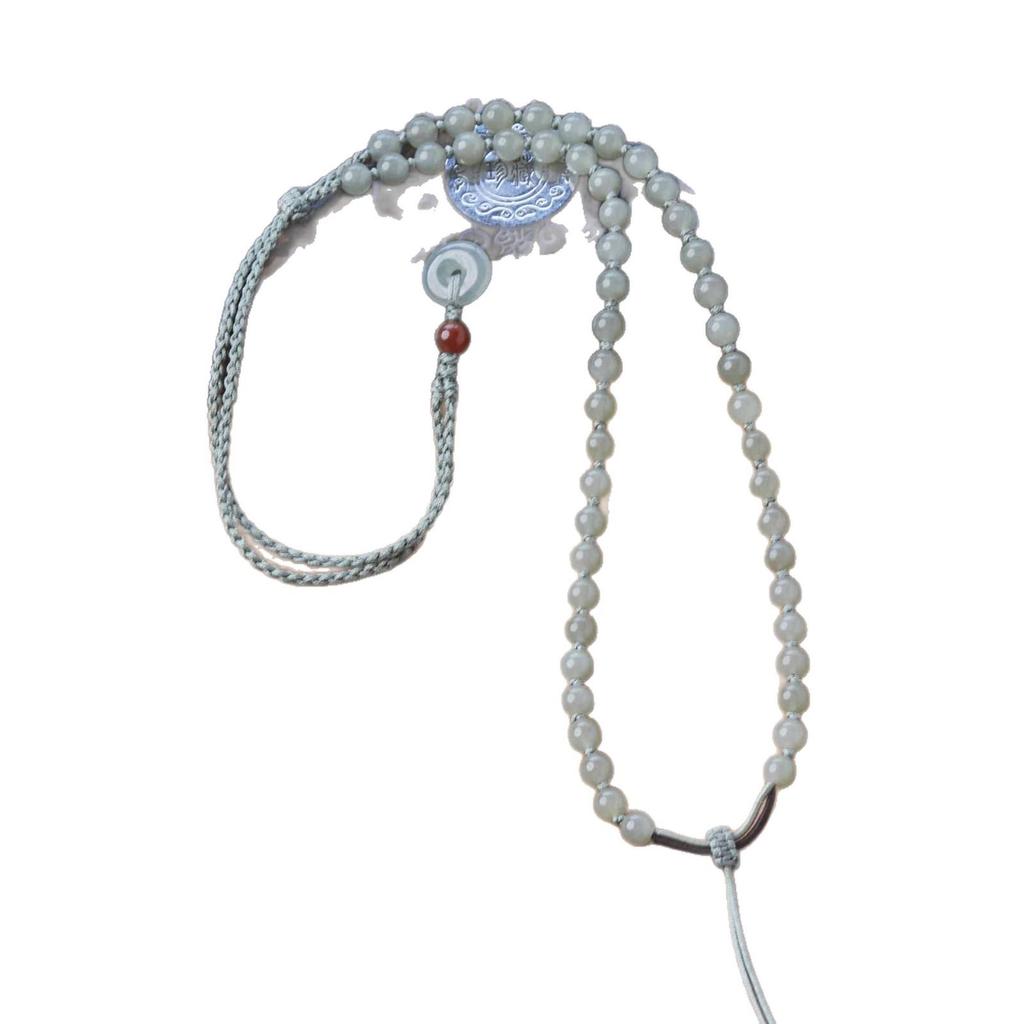 Handmade Woven Jade Pendant Necklace