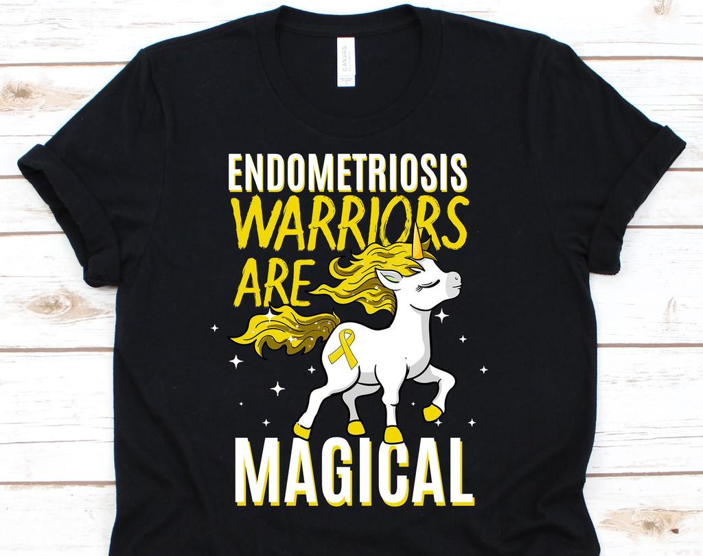 Endometriosis Warriors Are Magical Shirt, Endo Awareness Gift For Endometriosos Warrior Fighter Survivor, Endo Strong Tshirt For Men Women