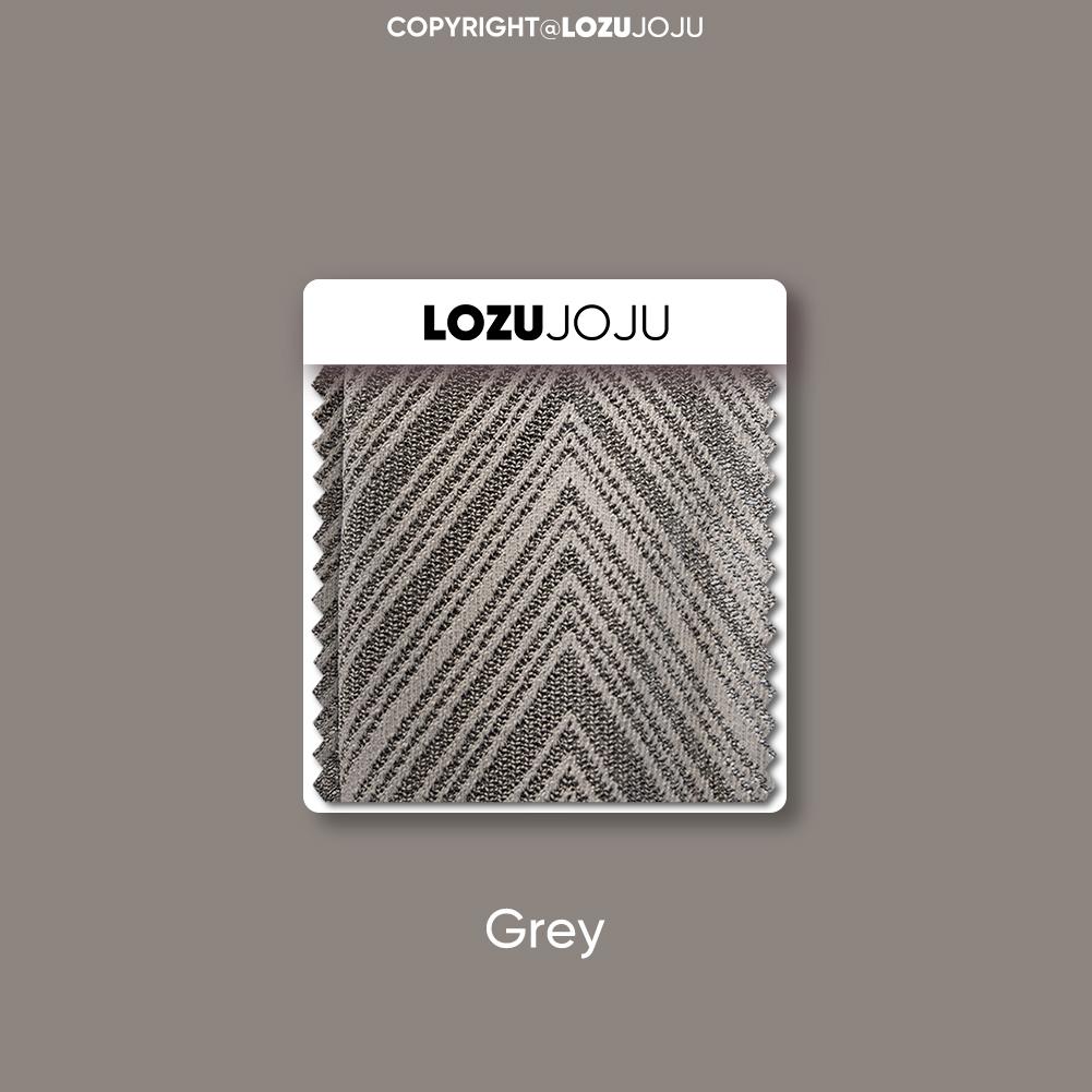 

1 шт. LOZUJOJU Классическая и универсальная тюлевая занавеска с полупрозрачным жаккардовым узором в виде треугольников для гостиной, спальни, балкона, окна, домашнего декора W100cm x L130cm серый