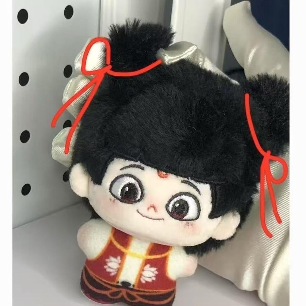 Popular Nezha 2 The Devil's Child Causes the Sea Nezha Doll Aobing Doll 8 Inch Plush Toy Printed Body Animation Gift