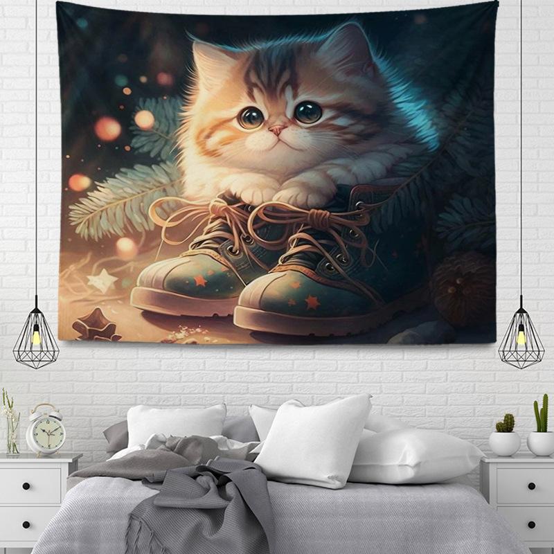 Weihnachtsserie zum Aufhängen, Stoffteppich