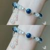 New Simple Beads Crystal Bracelet for Women Girls Korean Ins Flower Fox Feather Tassel Bracelets Friendship Jewelry Gifts
