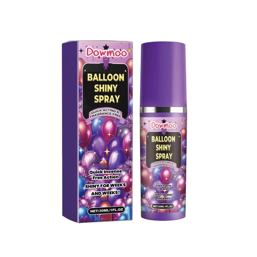 DOWMOO Balloon Gloss Spray: Long-lasting, Anti-oxidation, Shiny Finish for Balloons