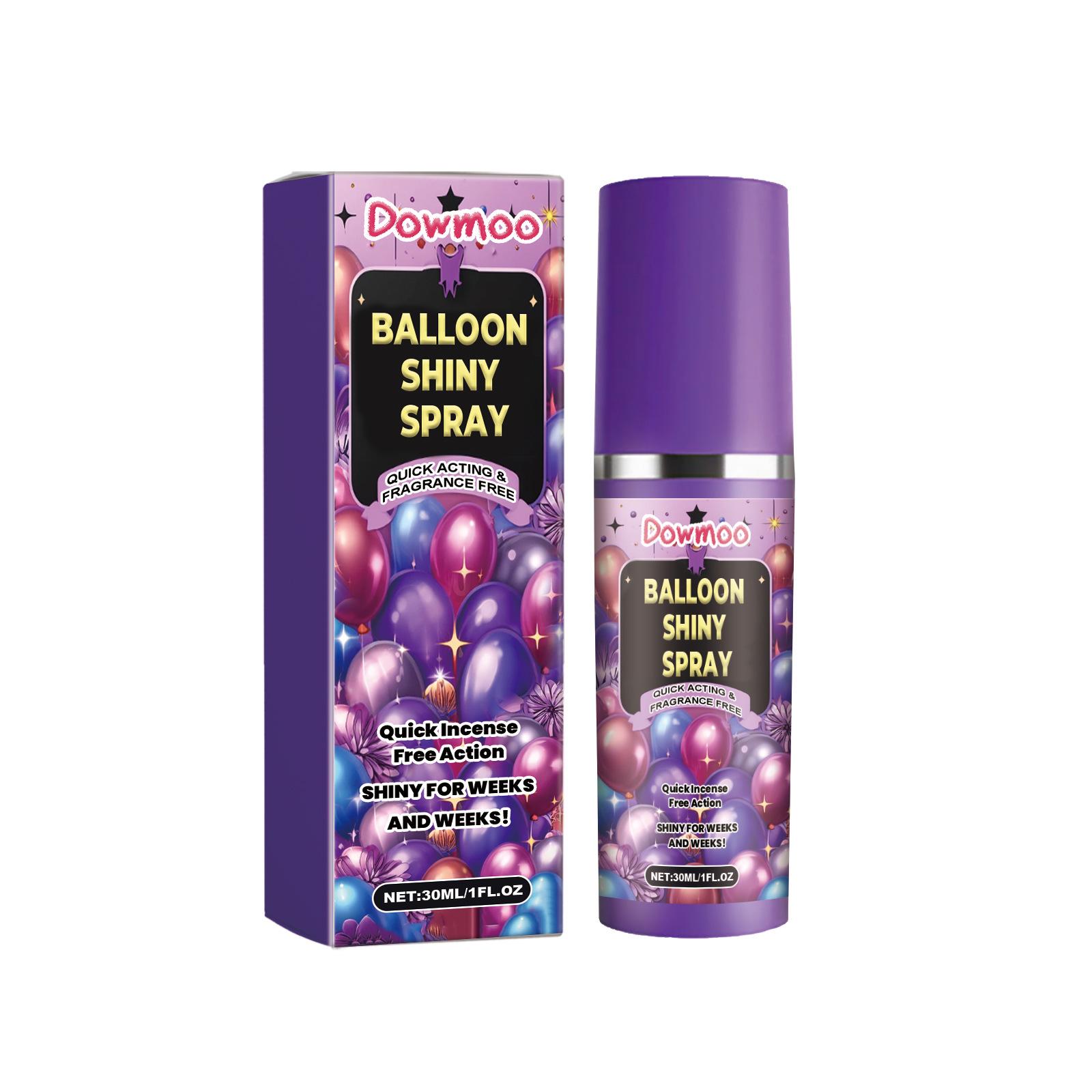 

DOWMOO Balloon Gloss Spray: Long-lasting, Anti-oxidation, Shiny Finish for Balloons