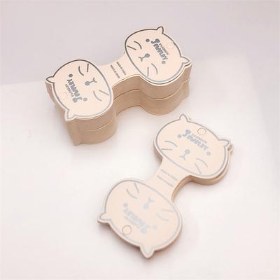 50Pcs Cat Face Kraft Paper Packing Tag Cards Handmade Hair Jewelry Display Stamp