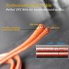 UCINNOVATE High-End Pure Copper HiFi OFC Speaker Wire Cable with Banana Plugs, 3m, Gold-Plated, Male-to-Male, 600 Strands, 14AWG, for Audio Speakers,