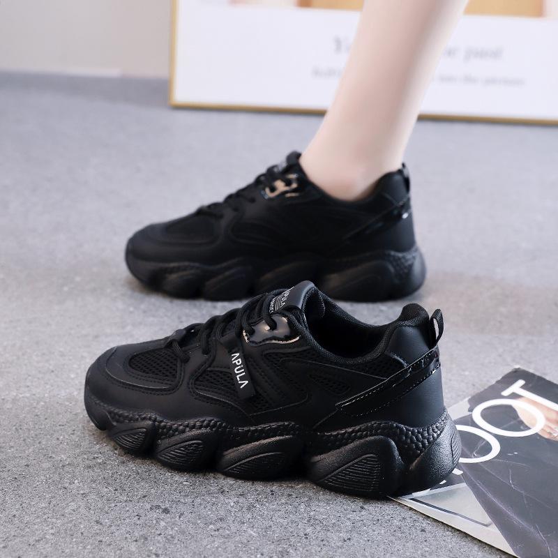 Customized ins Korean version of dad shoes for women 2025 spring students running sports shoes street casual shoes 6661