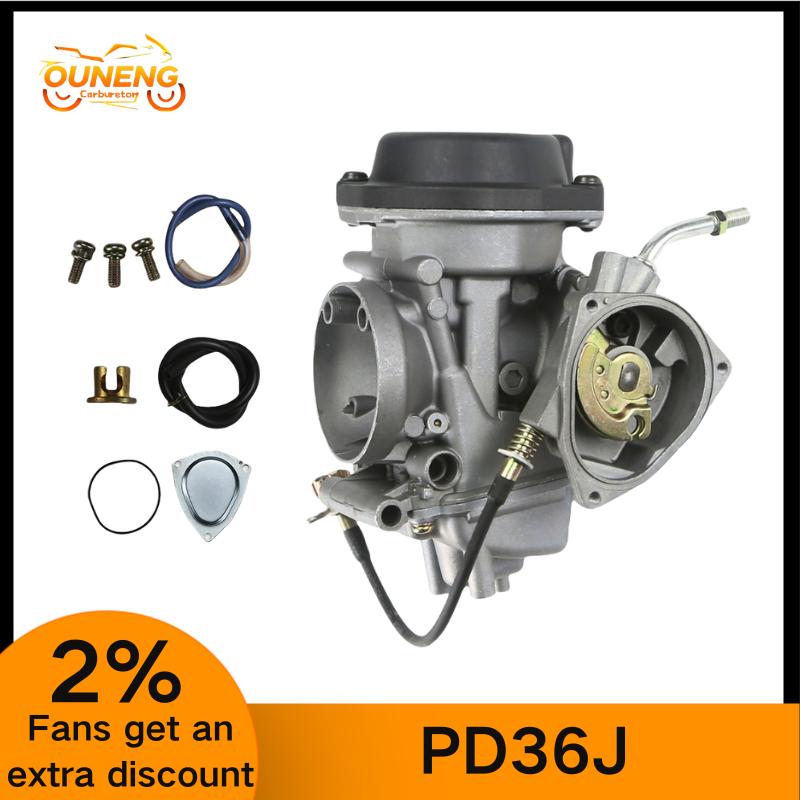 PD36J 36 мм Для Suzuki LTZ 400 LTZ400 Raptor 400 Kodiak 400 YFM400 QUAD ATV KFX 400 KFX400 2003-2006 Карбюратор Карбюратор для мотоцикла PD36J
