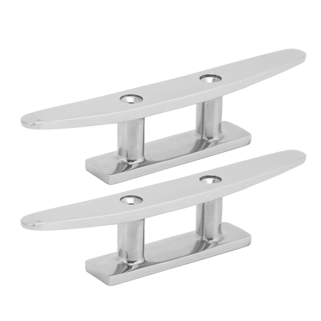 2 Stück Bootsklampe offene Basis 5 Zoll Universelle Passform für Wasserfahrzeug Boot Yacht Kajak Jet Ski Docks Decks