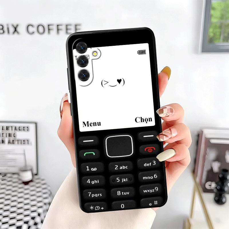 Funny Retro Callphone Soft Phone Case for Samsung A17 A37 A57 A16 A26 A36 A56 A15 A25 A35 A55 A14 A24 A34 A54 A13 A23 A33 A53 A5