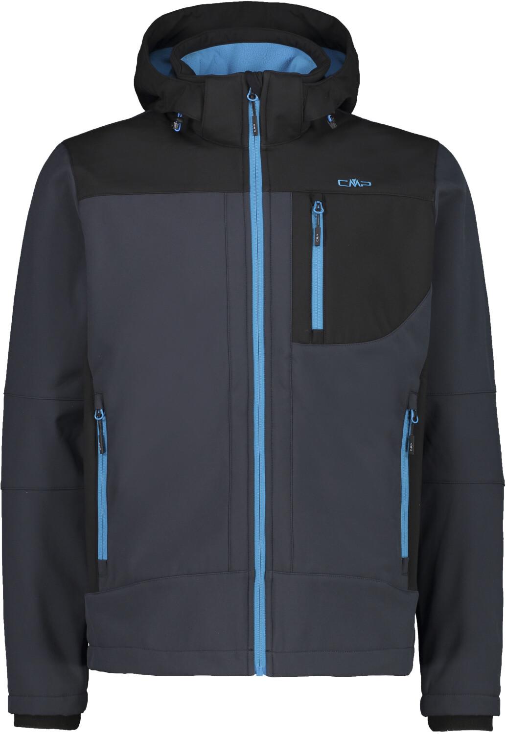 

Куртка CMP мужская софтшелл с отстегивающимся капюшоном (3A01787N) антрацит/дануб 58