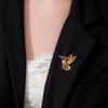 Hummingbird Lapel Pins for Women Stainless Steel Bird Brooch Metal Pins Backpack Badges Jewelry Birthday Gift 2026 Wholesale