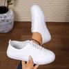 Spring and Autumn Round Toe Elegant Lace Up Breathable Casual Sports Shoes Fashionable New Comfortable Non Slip Women's Shoes