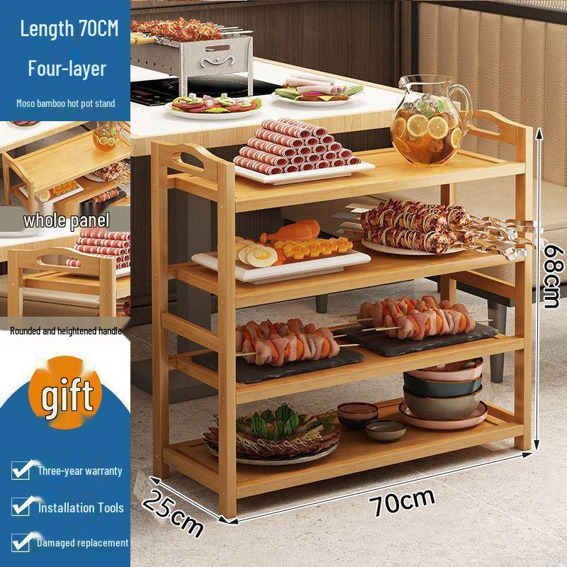 Mehrschichtiges Massivholz Gemüsegestell für Küche & Restaurant