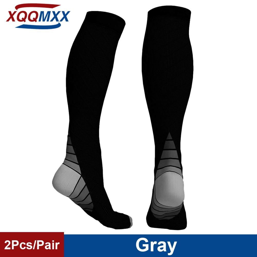 Xqqmxx 1Pair Compression Socks For Neuropathy Swelling Pain Relief 20-30 Mmhg Knee-High Stockings Women Men