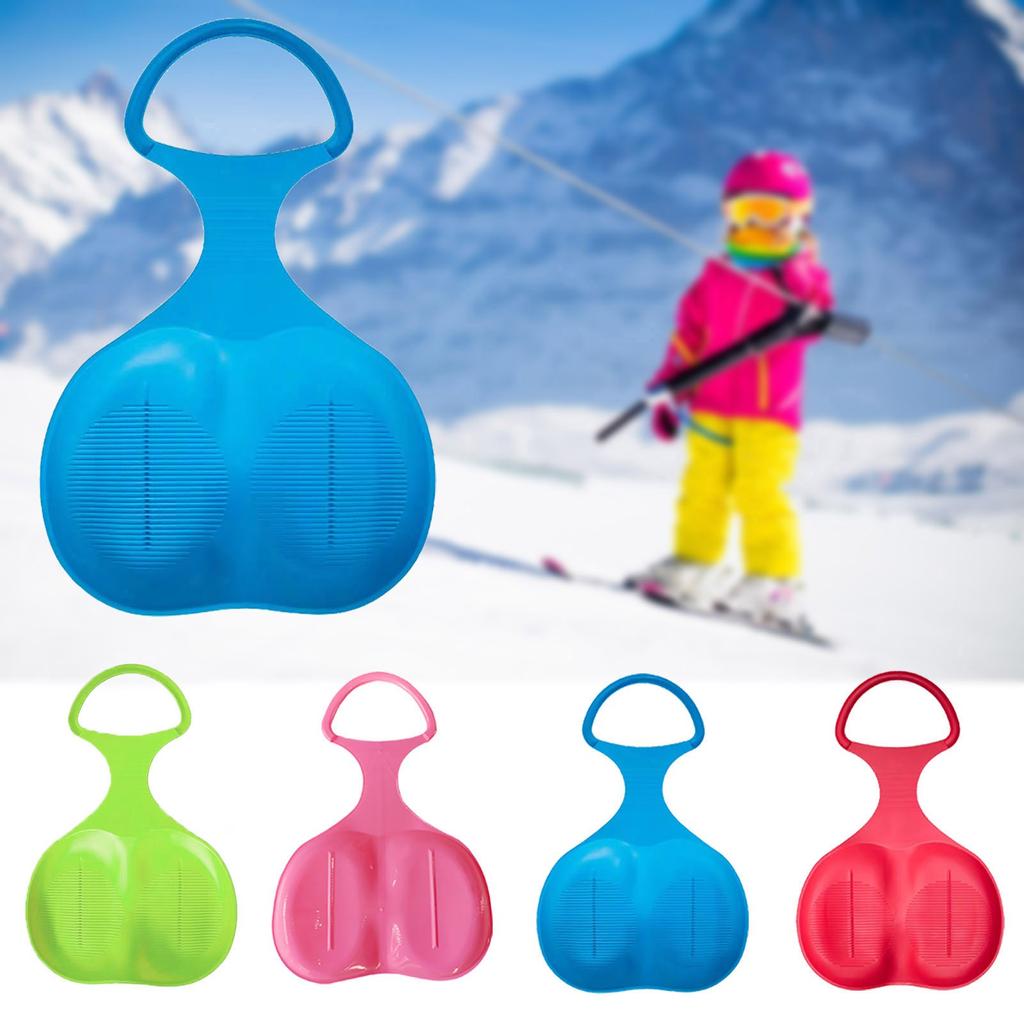 Snow Sled Board Outdoor Winter Plastic Skiing Boards Snowboard Sled Luge for Kid