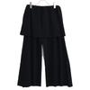 Me M172KF165 Pleated Skirt-Docking Gaucho Pants/ Bottoms * There Is No Size Description. blackUsed