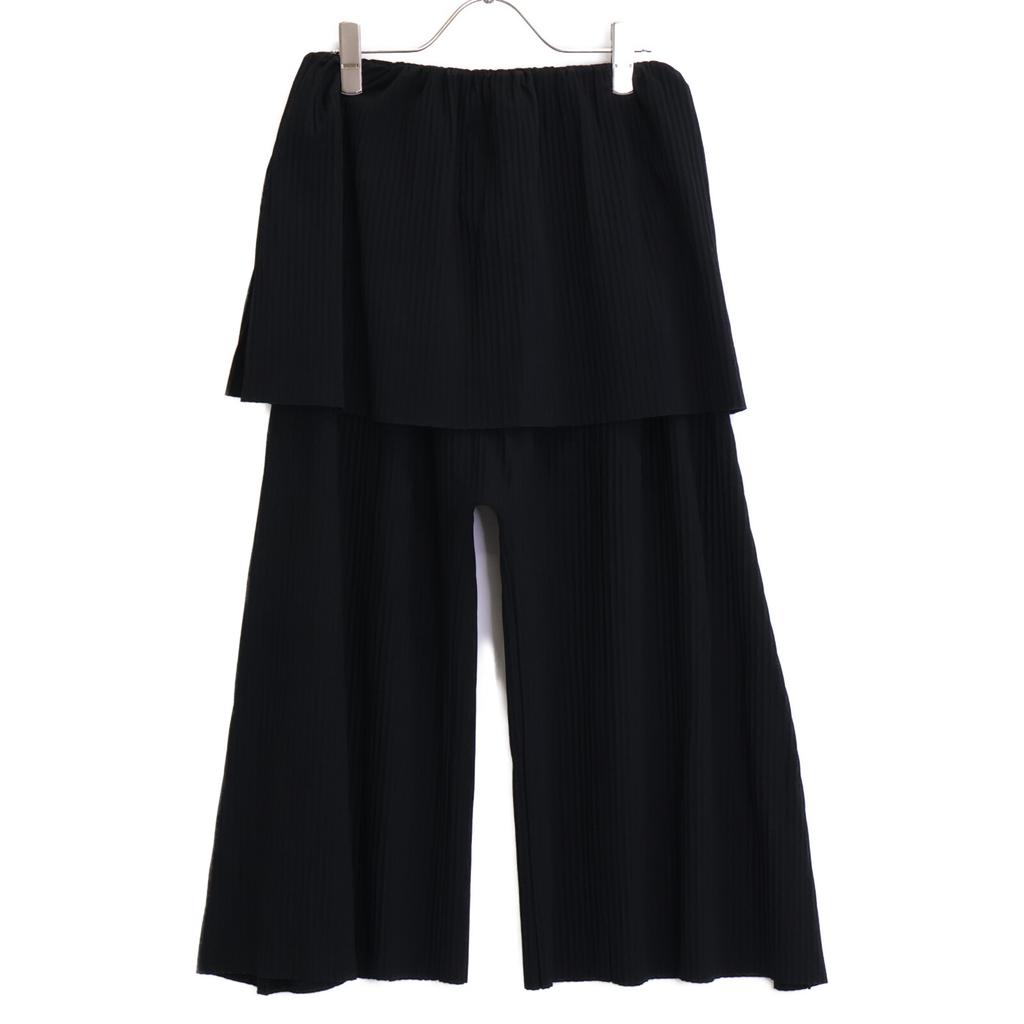 Me M172KF165 Pleated Skirt-Docking Gaucho Pants/ Bottoms * There Is No Size Description. blackUsed