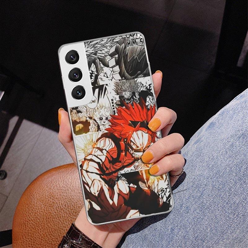 My Hero Deku Phone Case For Samsung Galaxy S24 S25 Edge S26 Ultra S23 S22 S21 Plus S20 FE + Personalized Print Cover Galaxy S24