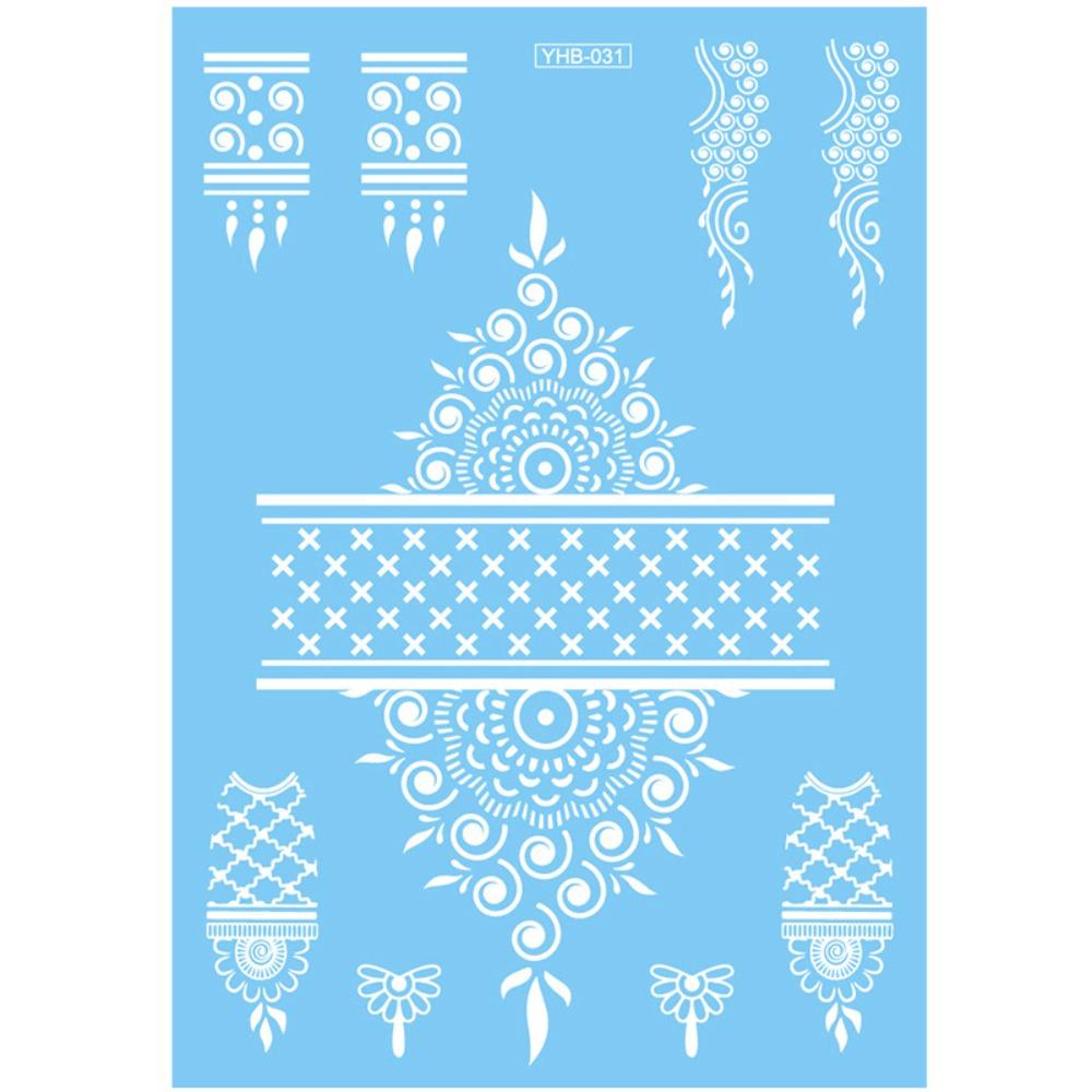Lace Flower White Tattoo Stickers Long-lasting Butterfly Tattoo Stickers Women Men