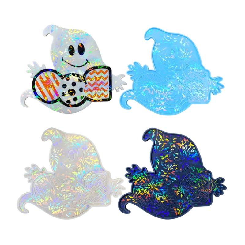 Halloween Skull Earrings Epoxy Resin Mold Silicone Molds Handmade for Doorplate Clay Jewelry Making Hanging Pendant Mold