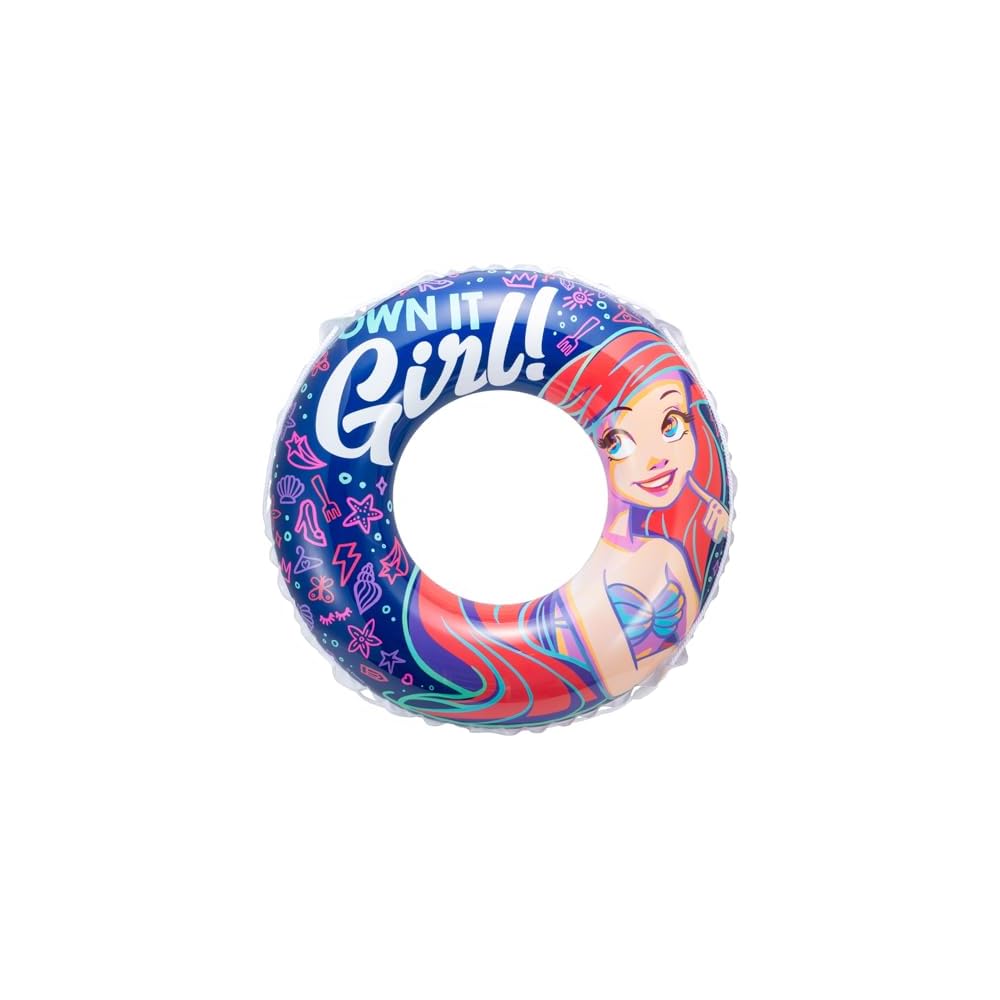

Maruka Disney Princess Ariel Inflatable Pool Float 90cm for Water Play Beach Swimming
