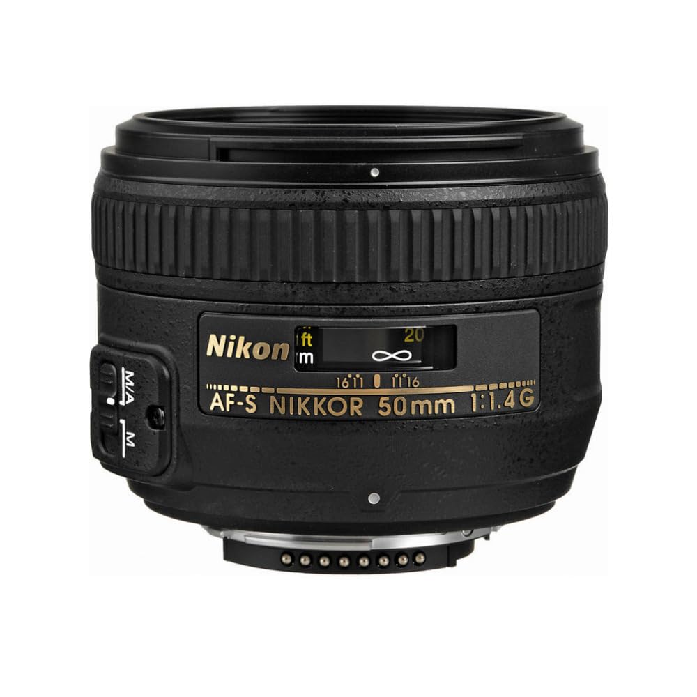 

Nikon single focus lens AF-S NIKKOR 50mm f/1.4G full size compatible