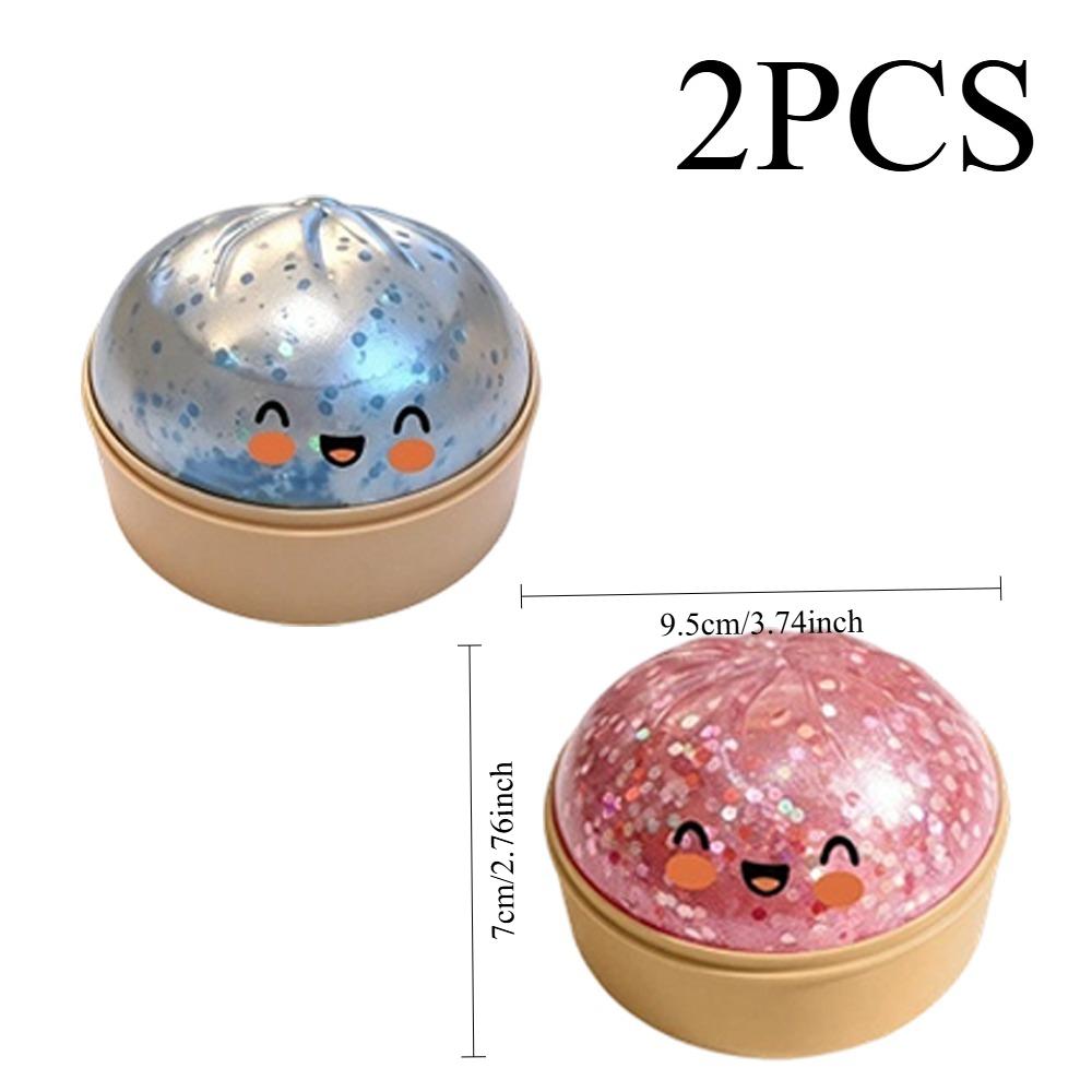 Soft Dumpling Squishy Toy Slow Rising Mochi Squeeze Stress Relief Sensory Toy For Adults