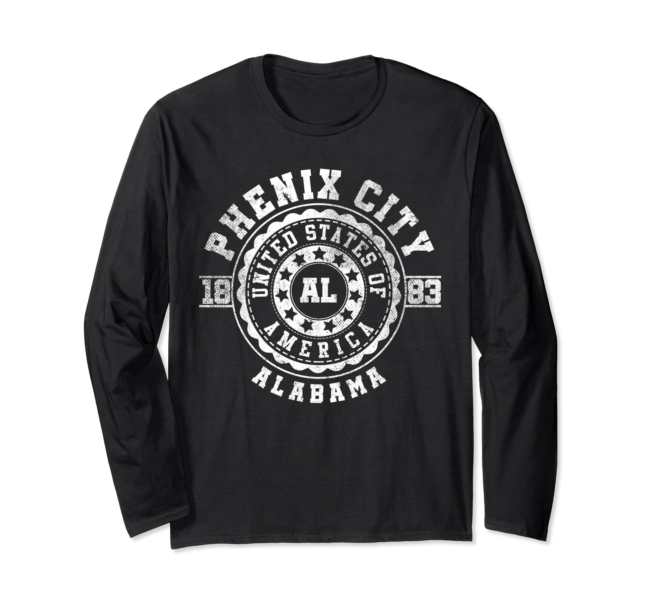 

Phenix City AL Alabama Long Sleeve T-Shirt чёрный
