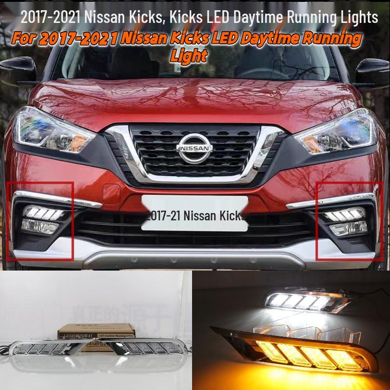 

Nissan Kicks 2017-2021 LED Daytime Running & Driving Lights Mod Kit