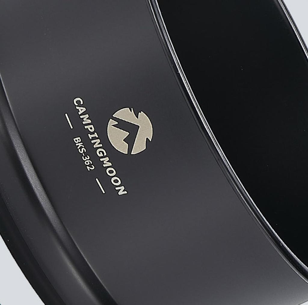 CAMPING MOON Sierra Steamer for Sierra Cups, Steamer with Wooden Coaster, Stainless Steel 304 Black, Fits 12cm Diameter, BKS362-MG