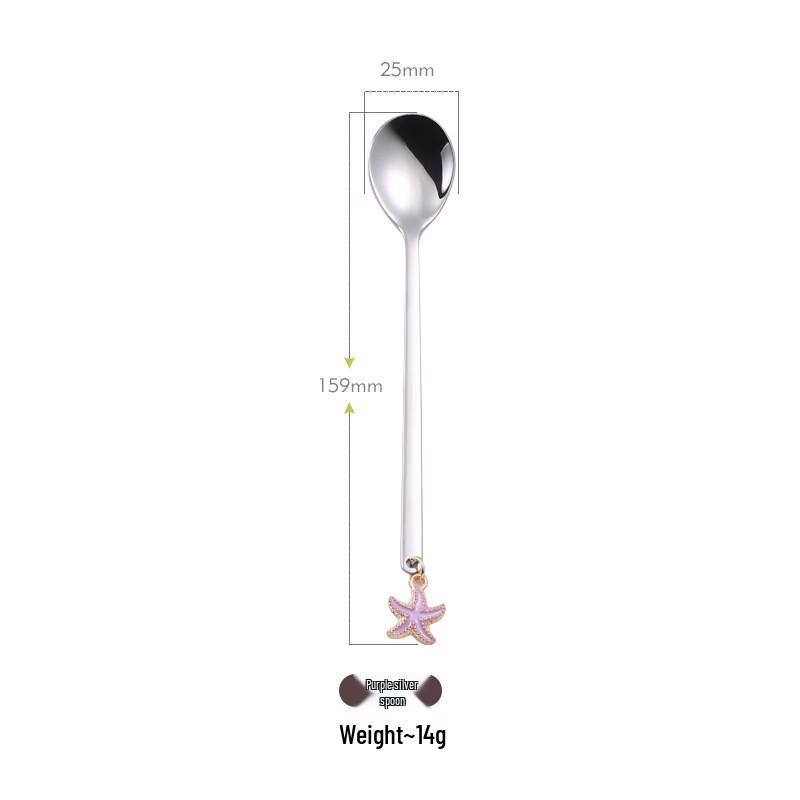 304 Stainless Steel Cartoon Coffee & Dessert Spoon Set