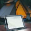 Portable Solar Work Lantern with Hook Outdoor Solar Light Camping Lamp Outdoor LED Rechargeable Emergency Light for Night Market