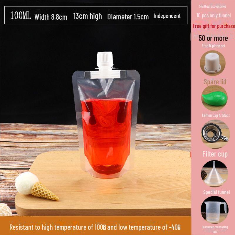 Portable Music Festival Water Bag - Food Grade, Disposable, Essential for Concerts