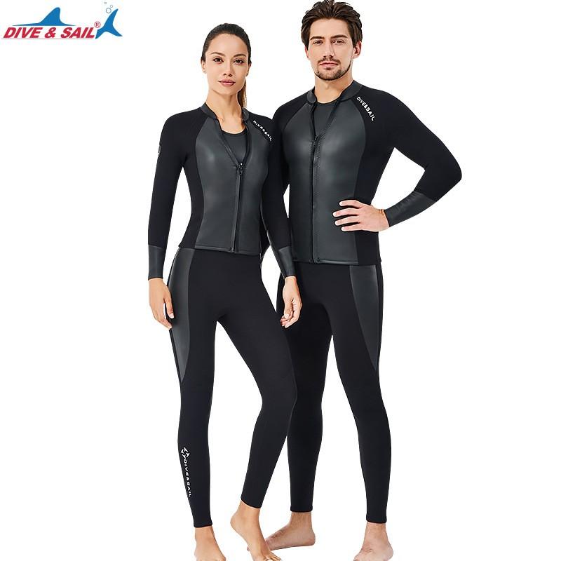 2MM Diving Suit Split Top Pants Thickened Anti-thermal Snorkeling Surfing Swimsuit
