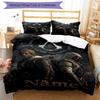 3Pcs Custom Name Assassin'S Bedding Set Duvet Cover Closure Includes 1Duvet Cover 2Pillowcases Soft And Comfortable For All Seasons