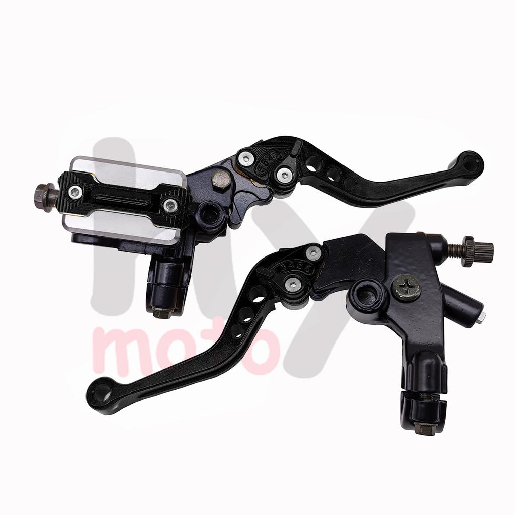 Cilindro Maestro Freno Moto Universale 22MM Leva Frizione Idraulica Regolazione Freno Frizione Maniglia per Moto Honda Yamaha