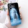 Flower Cartoon Boeknot Fashion Design Phone Case For Honor X8D 4G Funda 6.77" Soft Clear Silicone Shockproof Back Cover