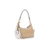 Coach Pennie 25 Classic Monogram Zipper Detachable Shoulder Strap Coated Canvas Leather Shoulder Bag Medium Women shoulder bag Khaki C7223-IMDQC