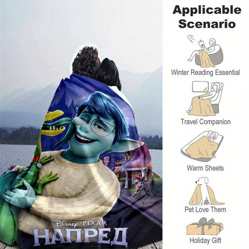 1pc, Disney Pixar Home Decor Dragon Blanket Perfect for Couch, Bed, Travel, Camping, Car