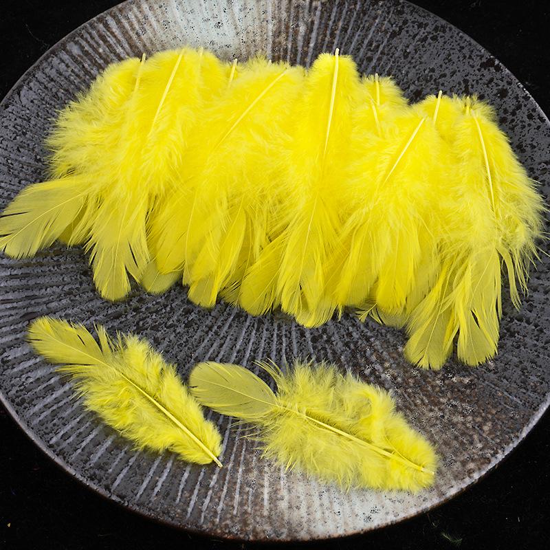 Mixed Color Chicken & Peacock Feathers for DIY Ornaments, Handicrafts, and Handmade Clothing Accessories.