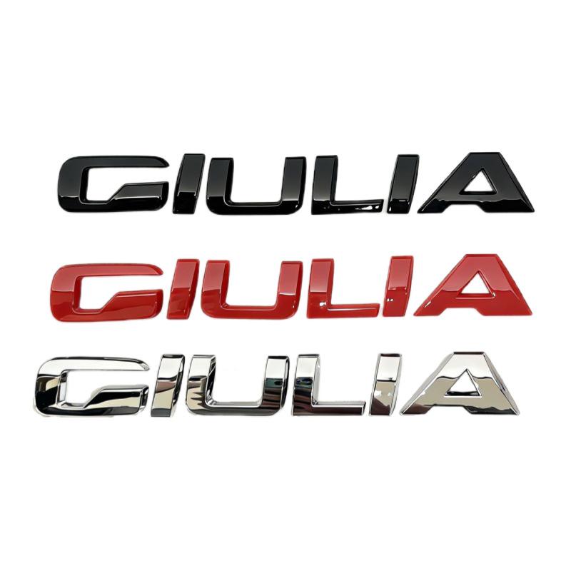 Compatible with Alfa Romeo Giulia/Stelvio Veloce TI Q4/Q2 Rear Badge.